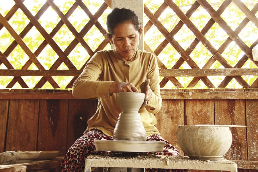 This village showcases Cambodia's ceramic art through many generations