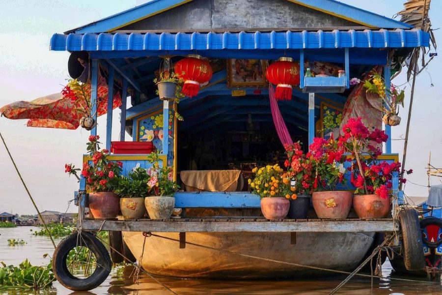 The best time to visit Kampong Chhnang floating village