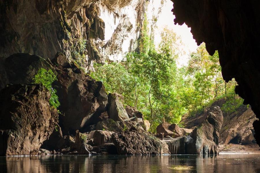 Kong Lor Cave is a famous tourist destination of Khammouane province