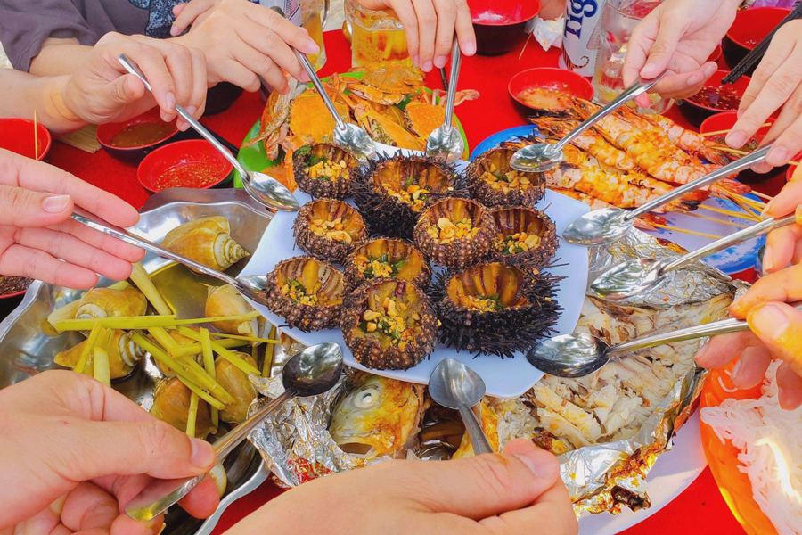 Enjoying local seafood on Pirate Island can be a delightful and authentic experience