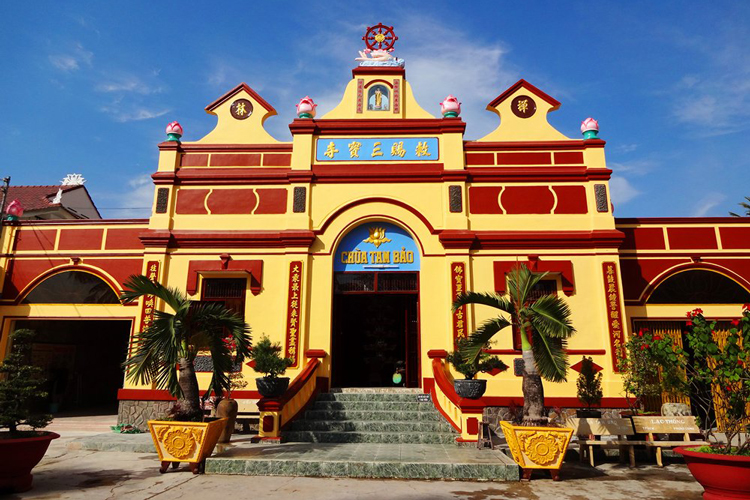 Tam Bao Pagoda is a significant Buddhist temple located in Ha Tien