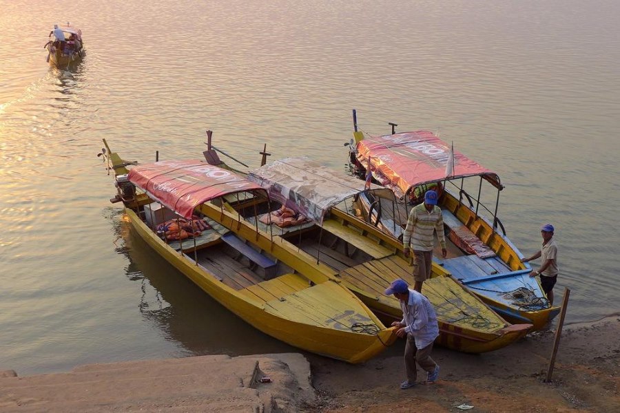 The capital Kratie is a small city in the Northeast of Cambodia 