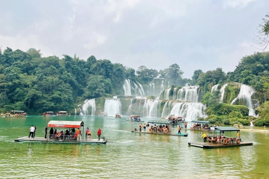 Ban Goc Fall in Quay Son River, Cao Bang (Source: Cao Bang News)