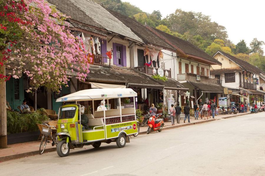 Luang Prabang Old Town is a famous place in Laos