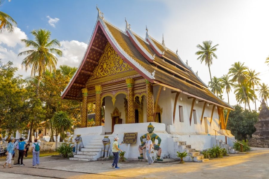 There are thousands of temples in Laos, large and small 