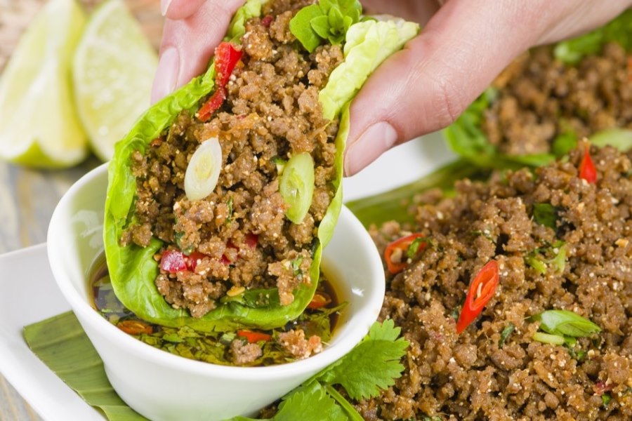 Laotian food is generally very spicy