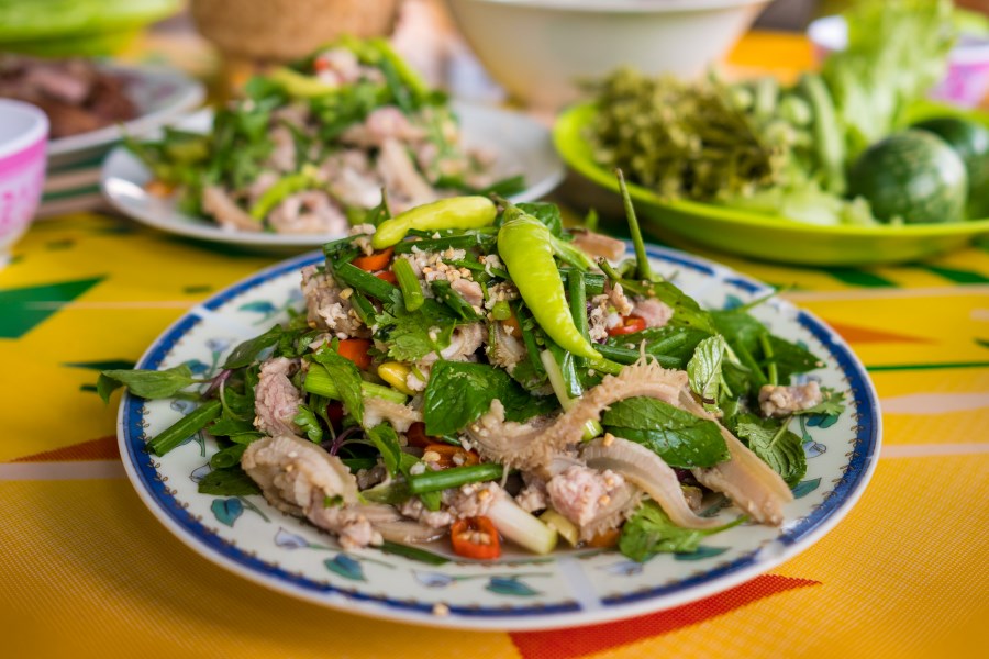 The diversity and flavor of cuisine also contributes to the development of Lao tourism