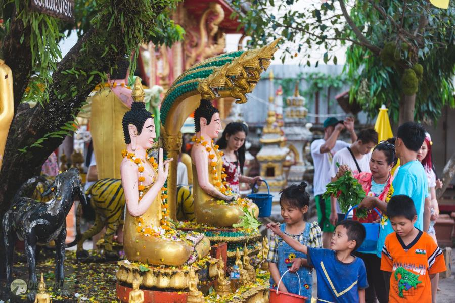 Boun Pi Mai is the largest festival in Laos