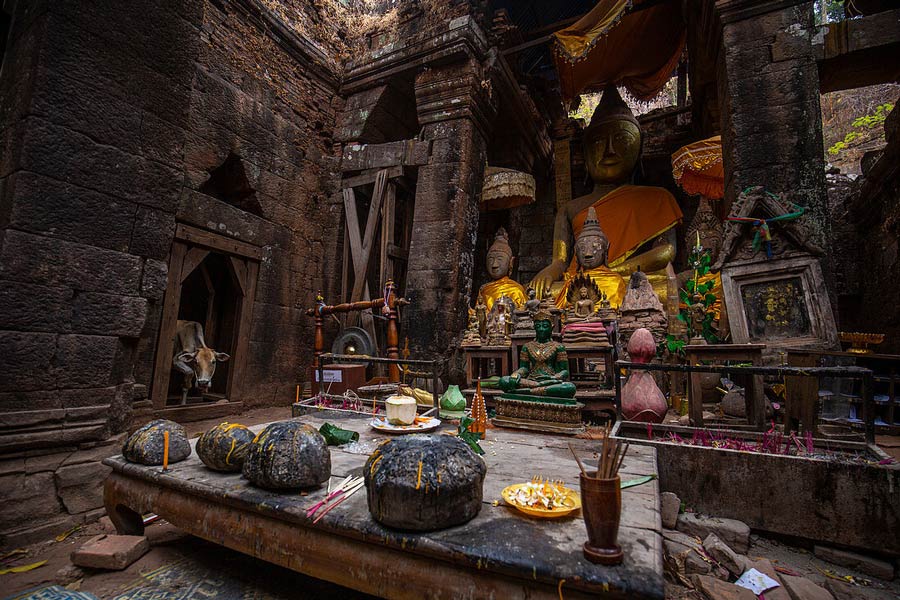 Wat Phou was part of the Khmer Empire's expansive influence in the region