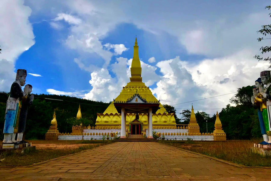 Positioned within Muang Sing town, it is approximately 55 kilometers northwest of Luang Namtha town