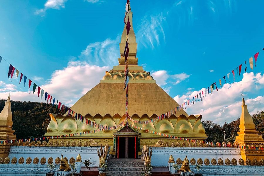 Luang Namtha Stupa is considered an iconic landmark of Luang Namtha 