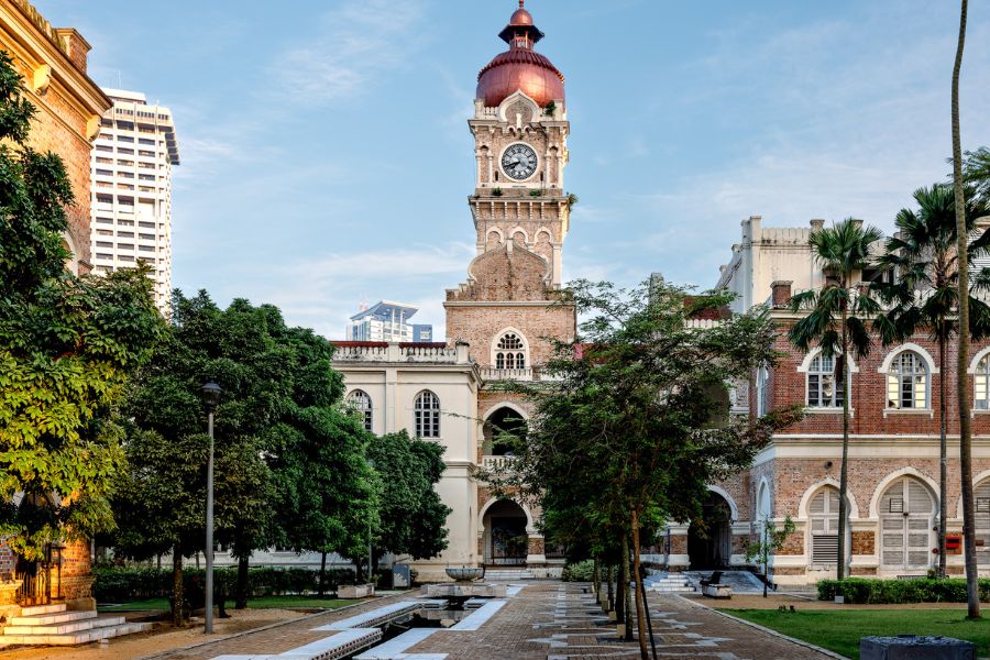 The beauty of Sultan Abdul Samad building