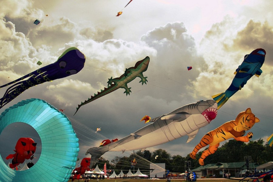 Pasir Gudang International Kite Festival in Malaysia