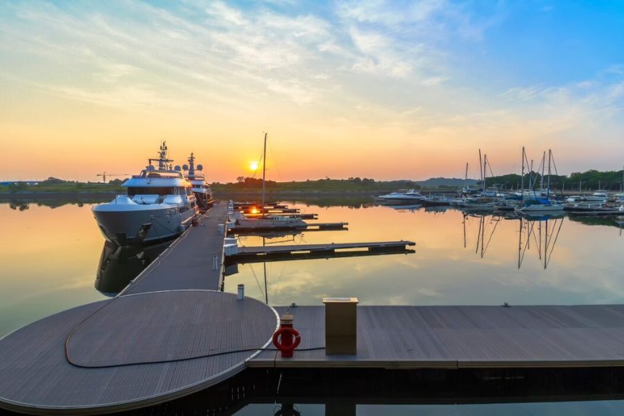 Sunrise at Puteri Harbor