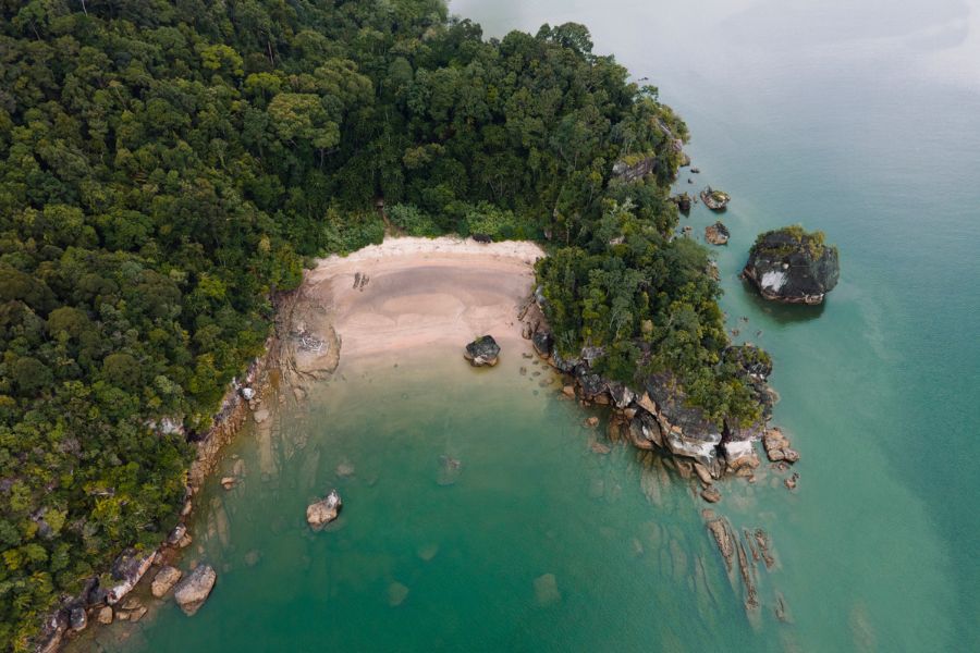 Bako National Park from above