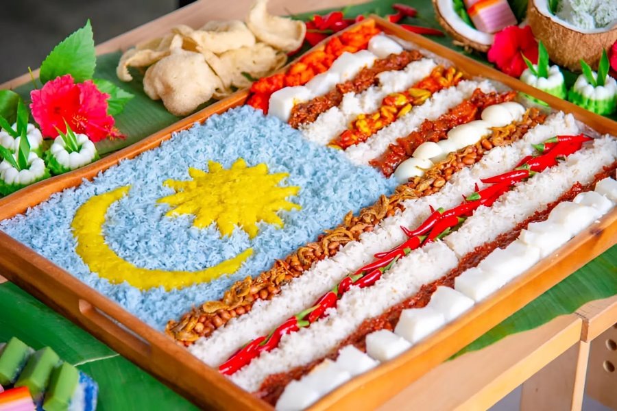 Merdeka themed Nasi lemak