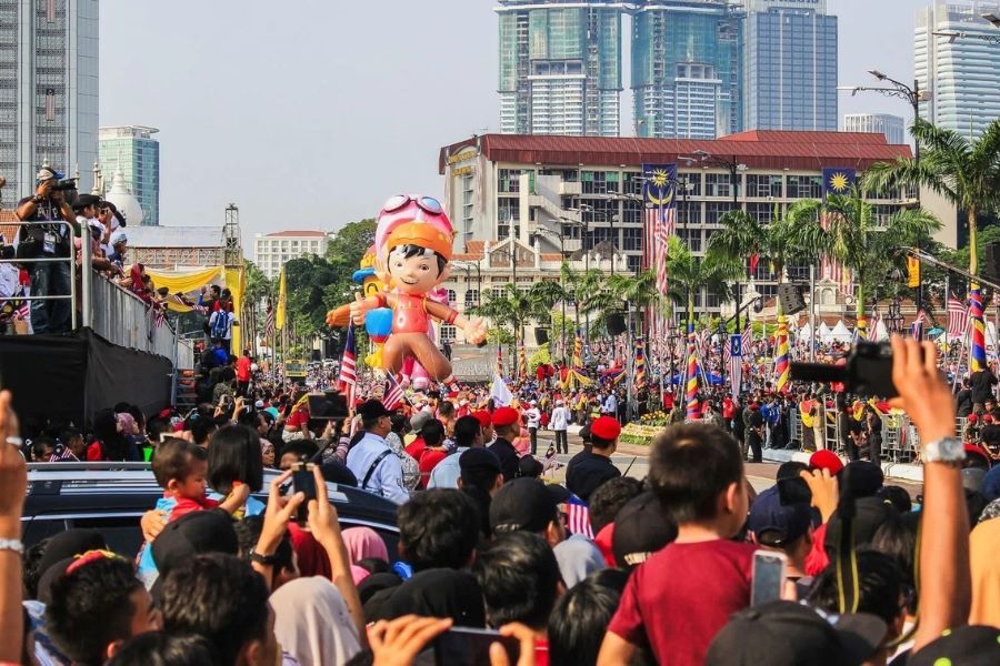 Merdeka Parade in Malaysia National Day