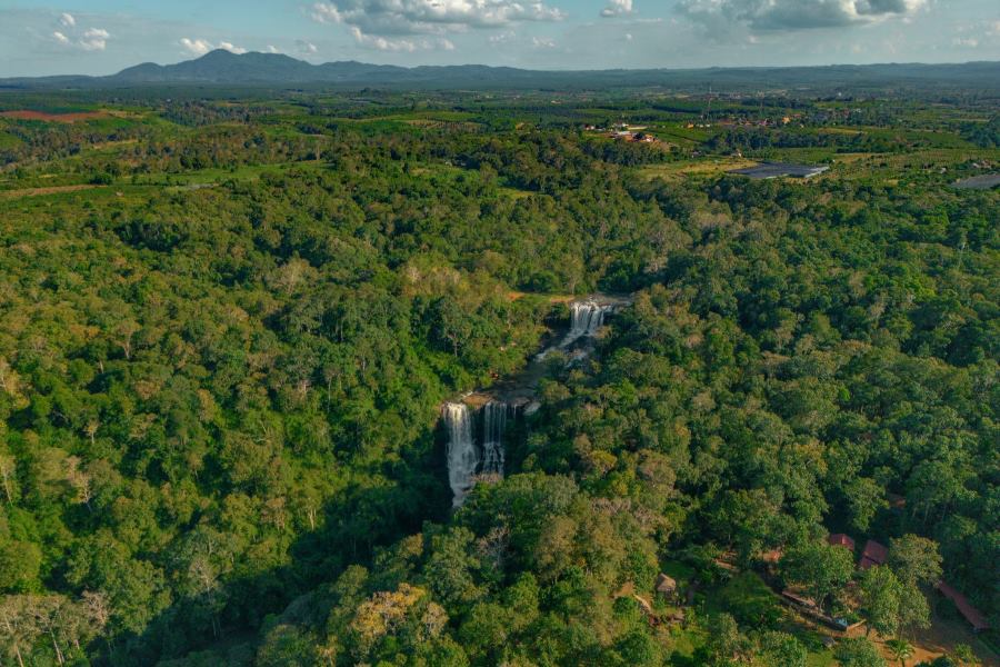 Mondulkiri province still has some large wildlife reserves 