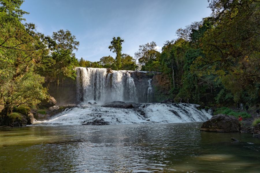 Bousra Waterfall is a majestic sight amidst the jungle