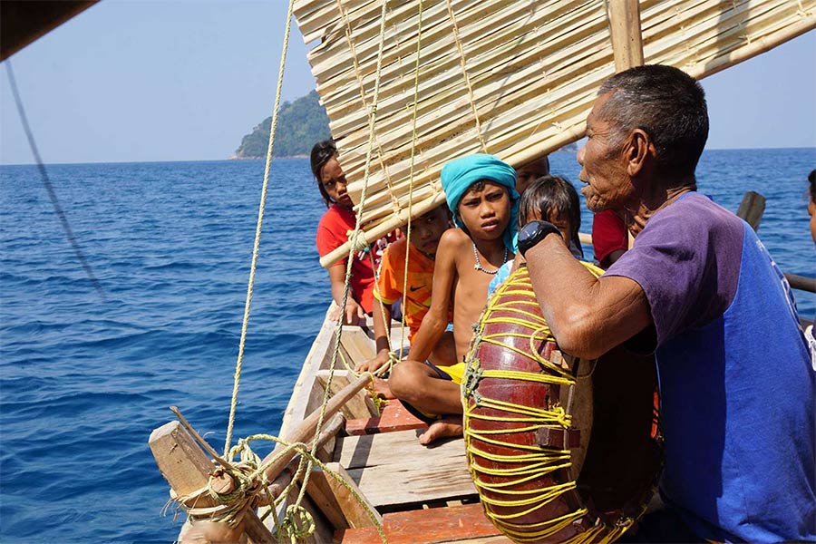 The Moken people are a unique tribe on Koh Surin, Thailand