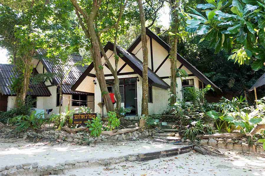 A Bungalow is the best option for large groups when reaching Mu Koh Surin National Park