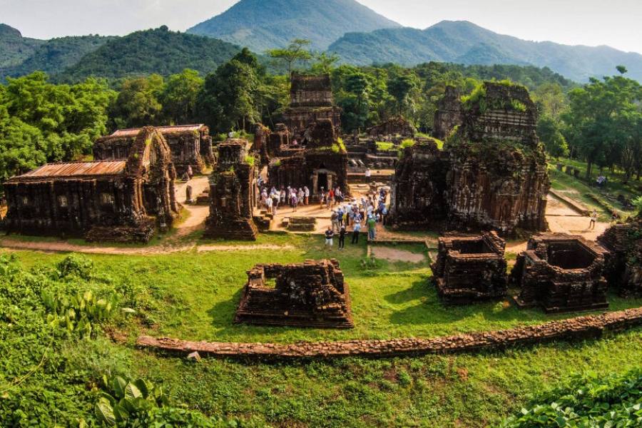 The journey to My Son Sanctuary presents an enticing adventure