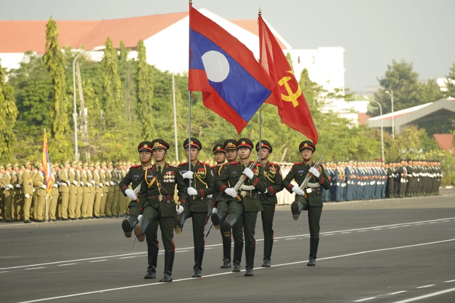 Start your journey in Vientiane with the National Day parade and outdoor performances