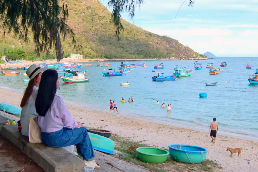 Walk and Relax Along the Quiet Beach