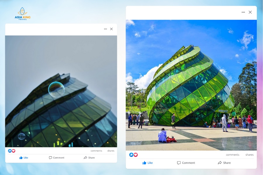 You’ve probably seen Lam Vien Square on social media, often highlighted by its giant green-glass artichoke bud