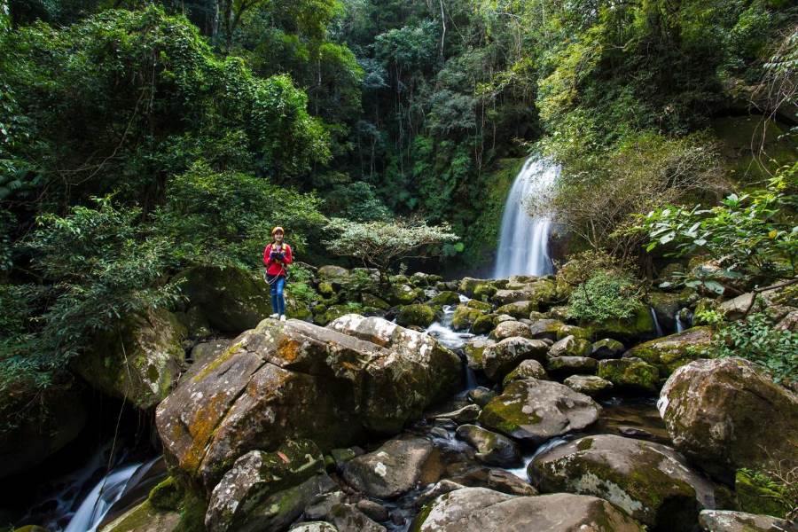 It’s the feeling of hiking to the majestic waterfall