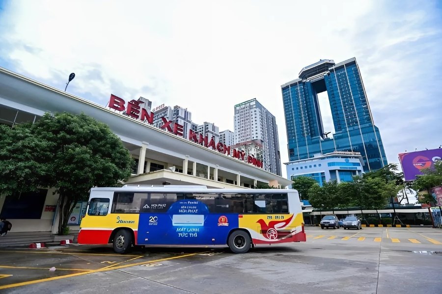 My Dinh Bus Station in Hanoi 