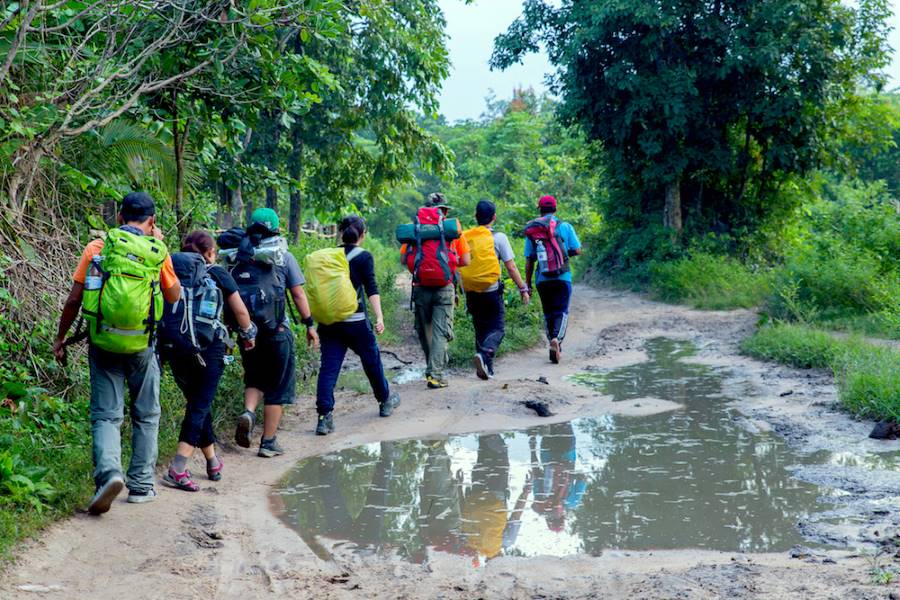 Explore the diverse terrain of Phnom Aural by trekking adventures 