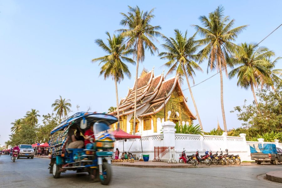 Tuk-tuk is a popular mode of transportation in Laos (Cre:matteocolombo.com)