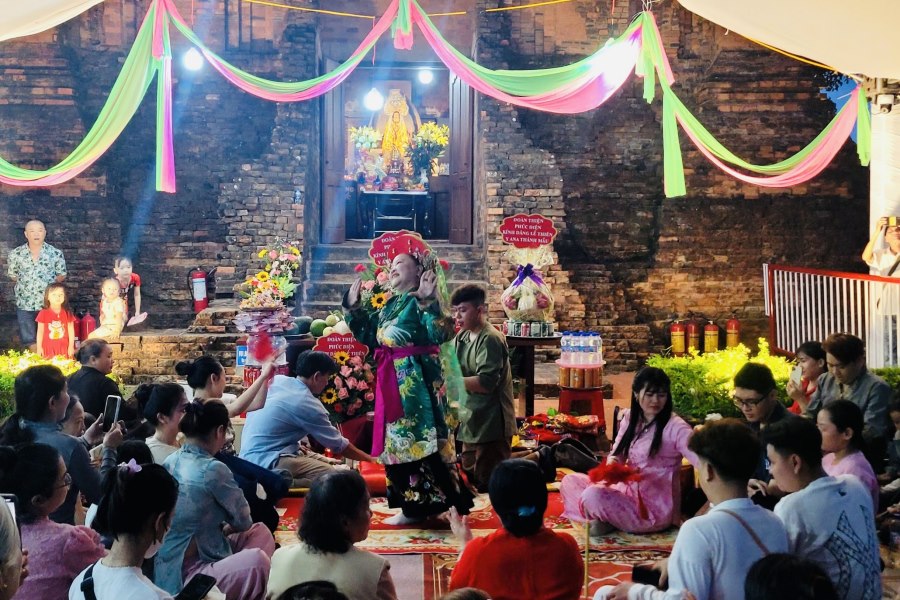 The Via Ba Festival at Nhan Tower (Source: Phu Yen)