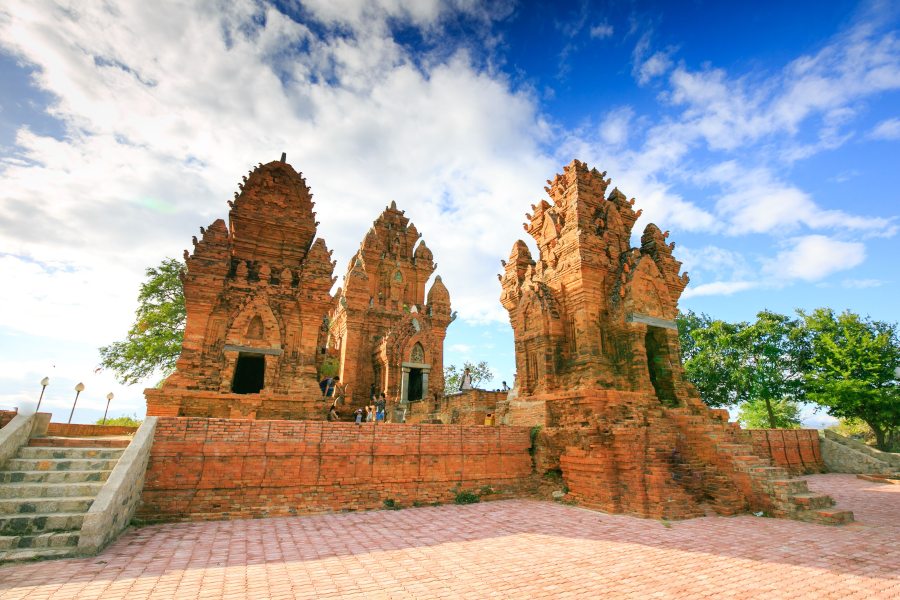 Po Klong Garai Temple in Khanh Hoa where Cham people gather for the traditional Kate Festival celebrations