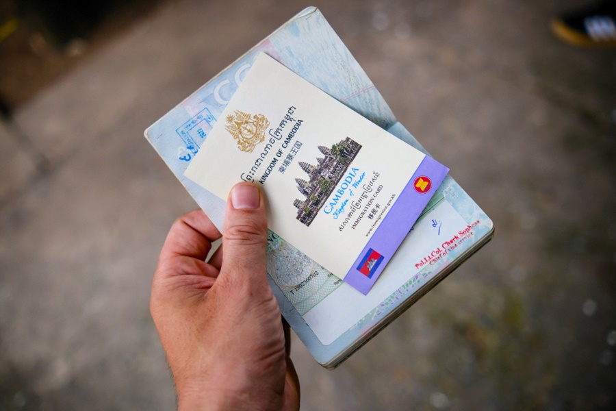 You can update information about paperwork when arriving in Poipet, Cambodia 