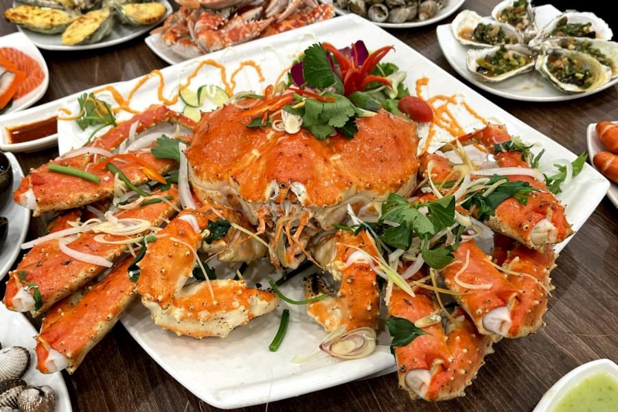 Steam King Crab