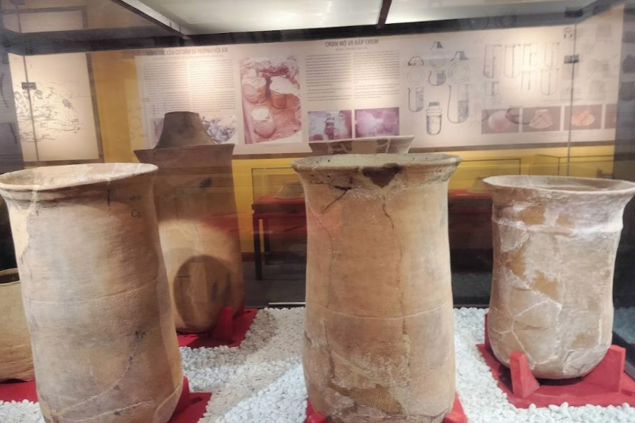Artifacts in Sa Huynh Cultural Exhibition Area