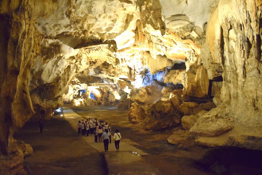 The largest area within the Vung Duc cave complex