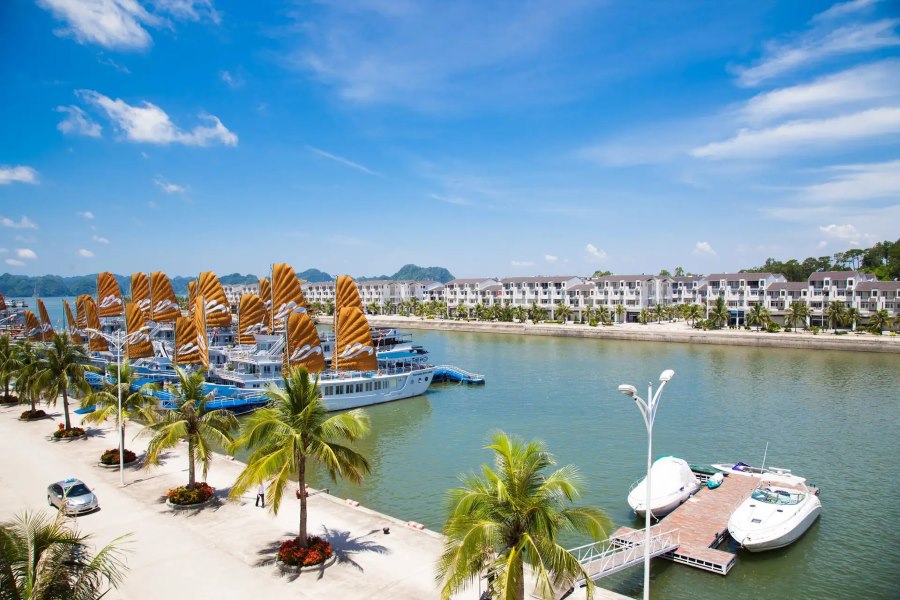 Tuan Chau Port - one of the two main ports for exploring the Halong Bay