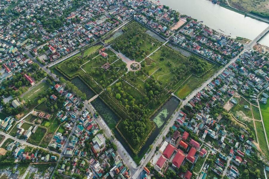 Panoramic view of Quang Tri Citadel