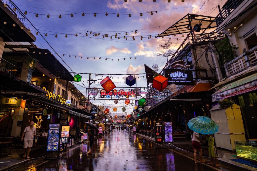 When you go to Siem Reap, you should visit Pub Street