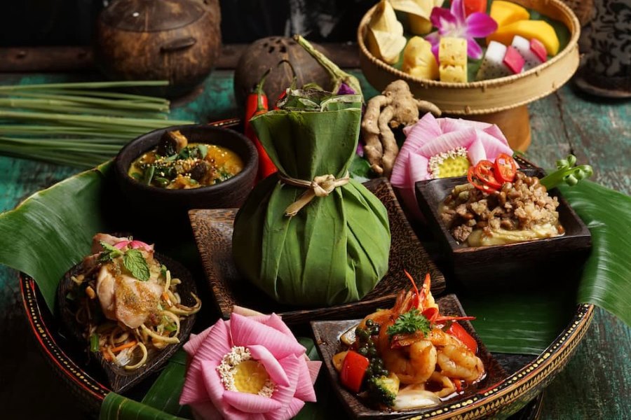 Cambodian food is prepared safely with fresh ingredients