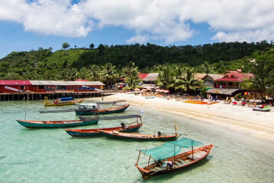 Cambodia has many islands that are likened to the Maldives