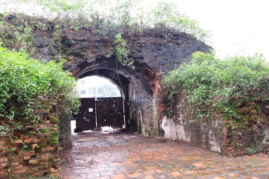 Quang Tri Citadel's eastern gate still bears bullet holes