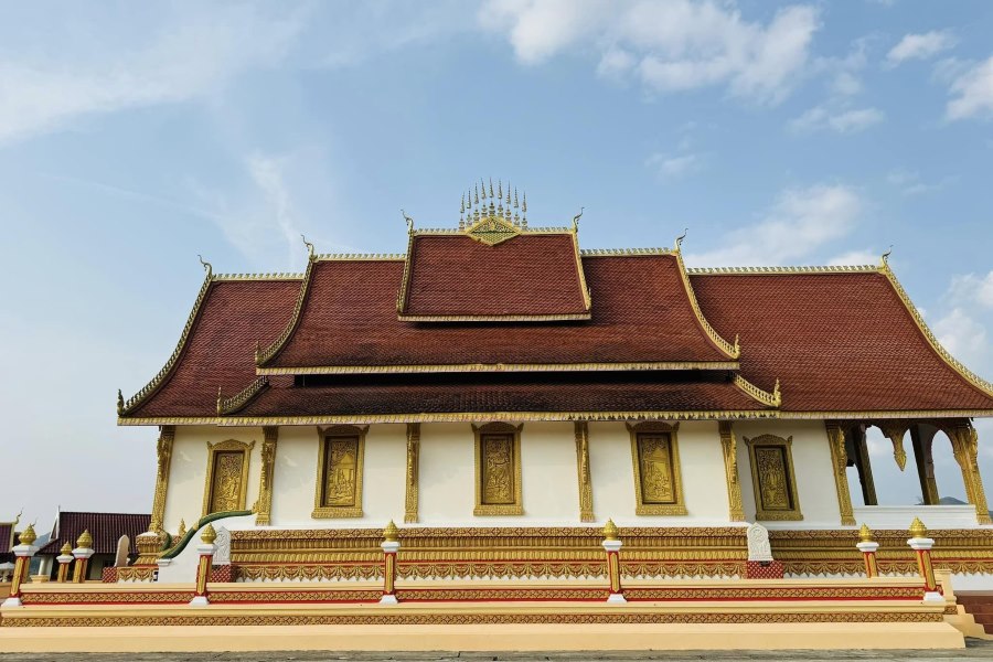 Wat PhoXayanalam Temple in Sam Neua