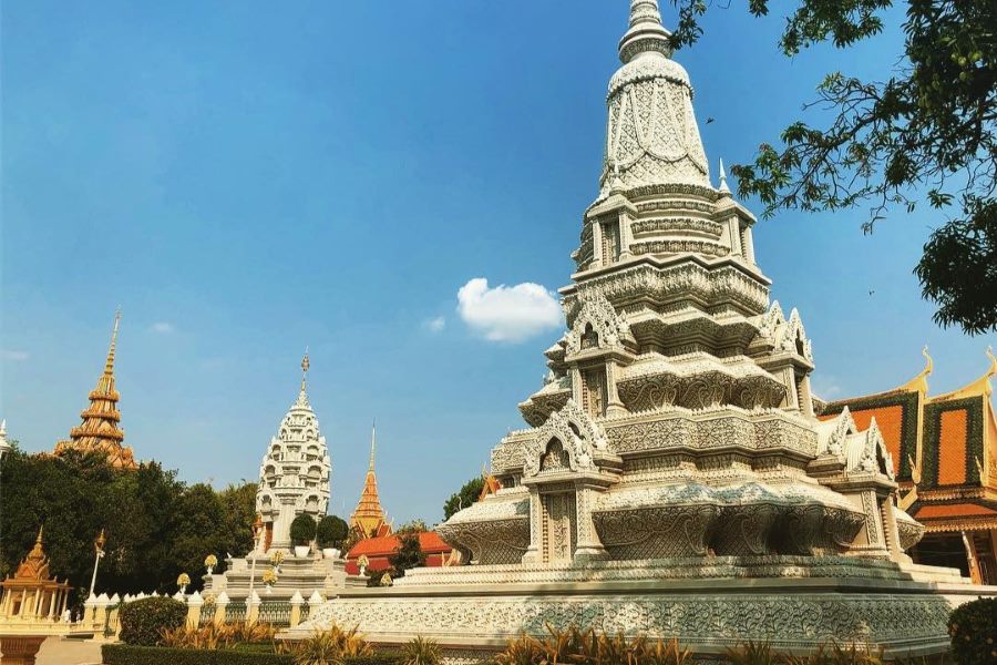 The Silver Pagoda, also known as Wat Preah Keo Morokat 