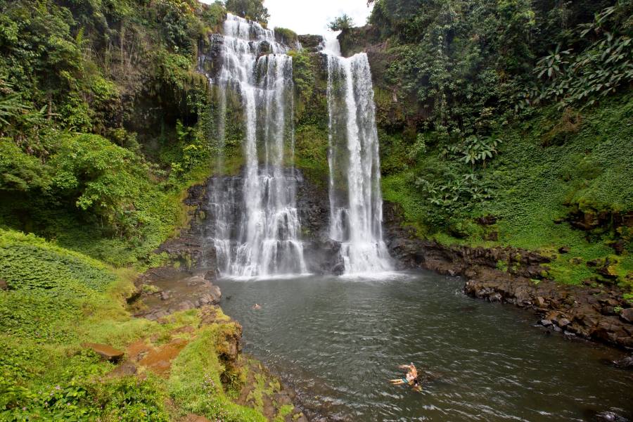 TAD FANE WATERFALL in BOLAVEN PLATEAU