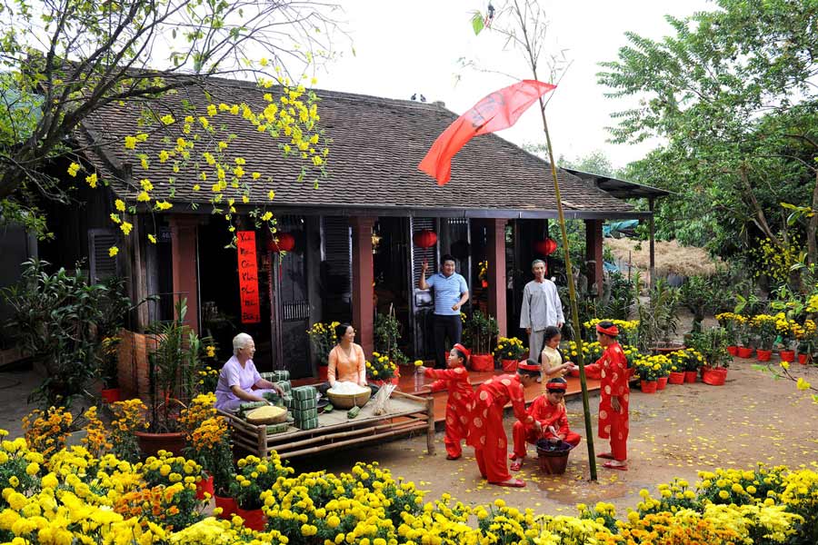 Tet festival in Vietnam