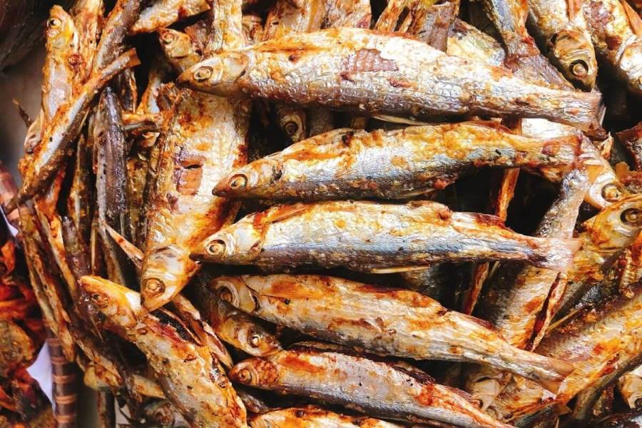 Grilled fish made with fishes from Thac Ba Lake
